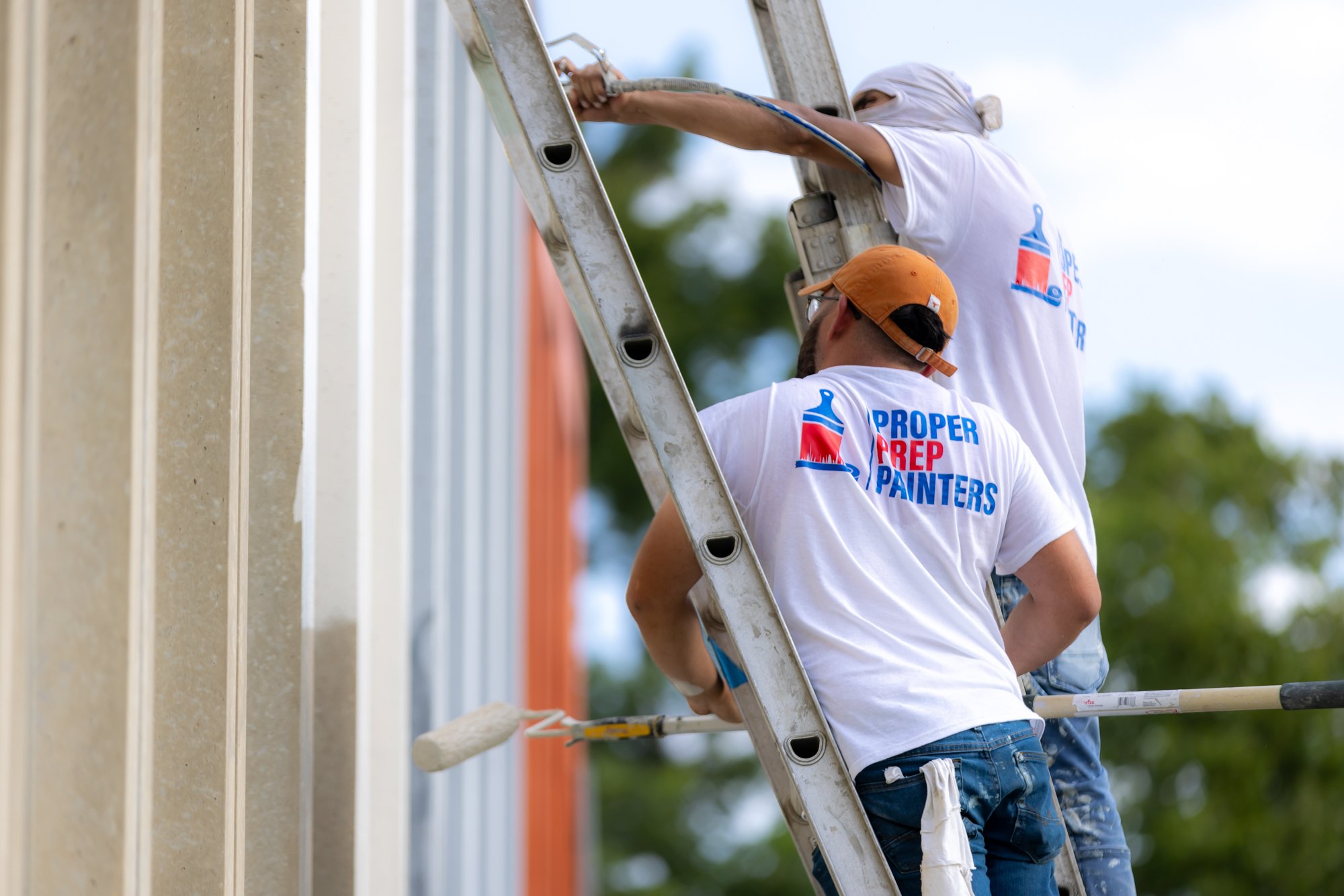 Professional exterior painting by Proper Prep Painters in Houston, TX